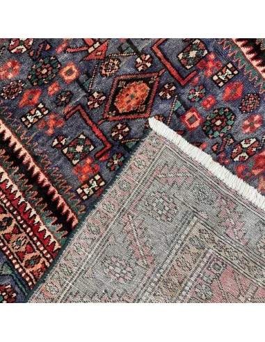 Zanjan 4x6 Red Vintage Area Rug RC-1941 - Back View