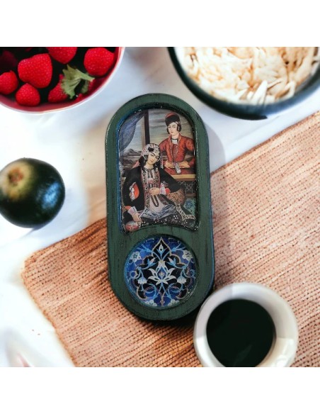 Qajar Coaster| Artastic Coaster |CyrusCrafts