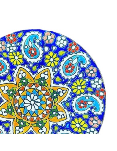 Modern and Colorful Minakari Decorative Plate