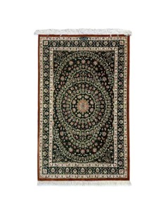Qom 2x3 All Silk Multicolor Area Rug RC-1957 - Full View
