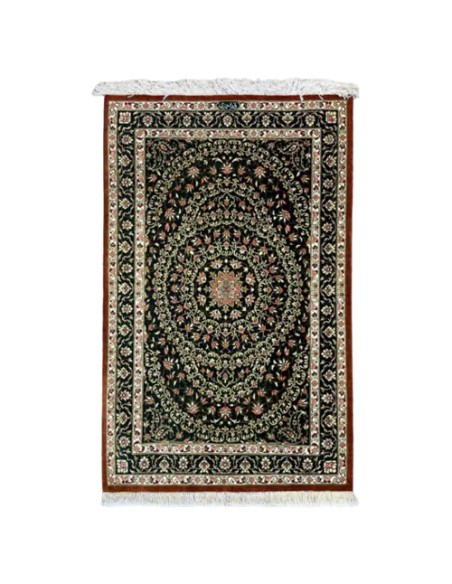 Qom 2x3 All Silk Multicolor Area Rug RC-1957 - Full View Qom 2x3 All Silk Multicolor Area Rug RC-1957 - Full View