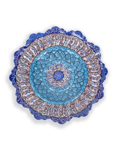 Minakari Decorative plate with hanging pin