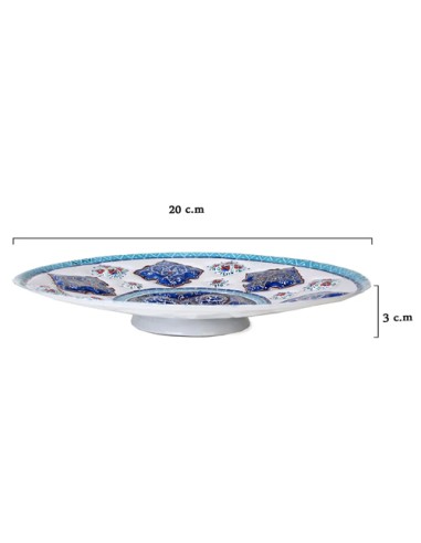 Minakari Enamel Decorative Plate HC-1958