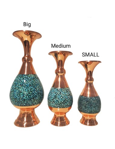 Turquoise Inlaid  Vase