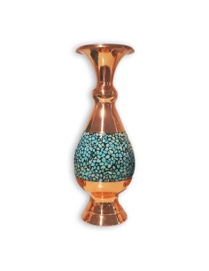 Turquoise Inlaid Decorative Vase