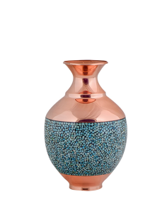 Handmade Turquoise Vase | Sale of Persian Turquoise Inlaying | CyrusCrafts