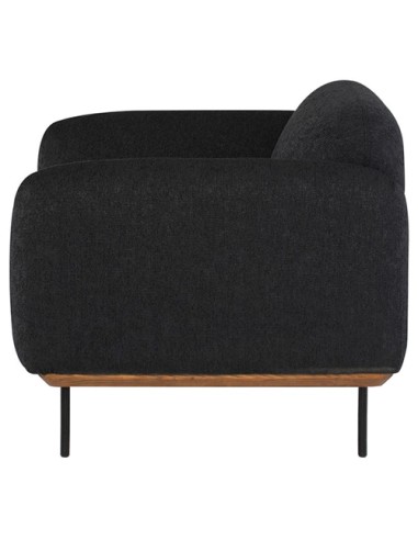 dark color sofa chair - side view