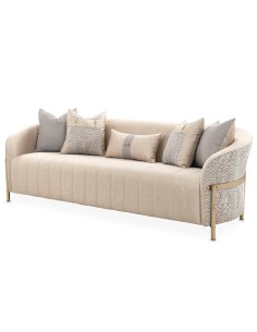 grey and ivory modern sofa 2