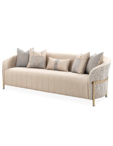 ivory and grey modern sofa