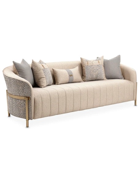 modern sofa grey and vory and golden modern sofa grey and vory and golden