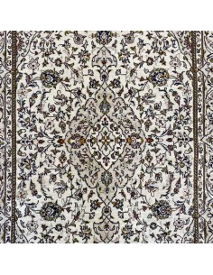 Kashan 5x7 Handmade White Rug RC-2017 - Full View 2