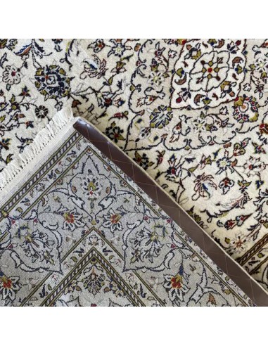 Kashan 5x7 Handmade White Rug RC-2017 - Back View