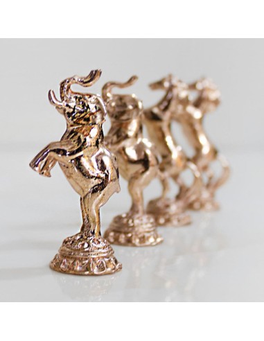 Golden Chess Pieces