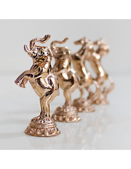 Golden Chess Pieces