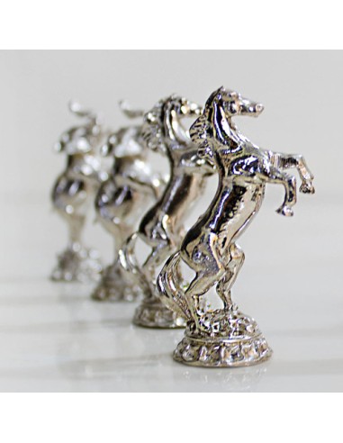 Silver Chess Pieces