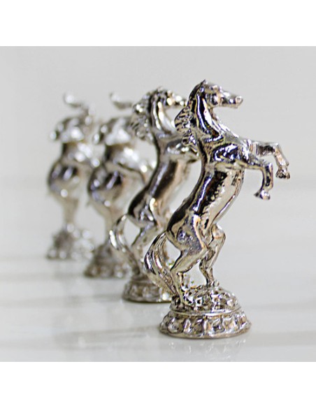 Silver Chess Pieces