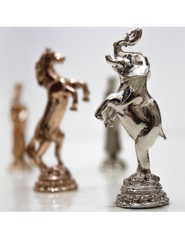 Handmade Pieces of Chess and Backgammon Set