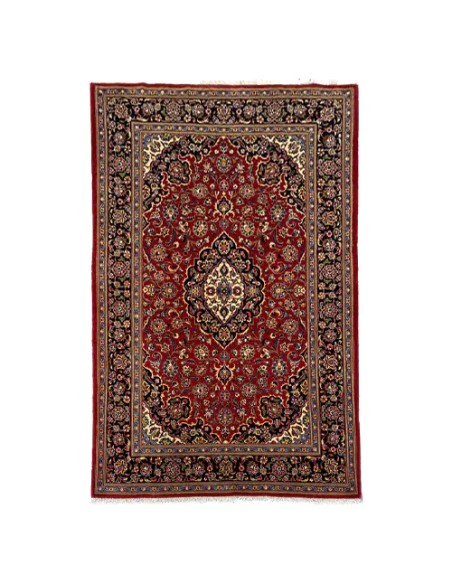 Kashan 5x7 Exceptional Red Area Rug RC-2033 Full View