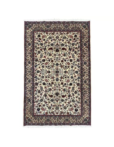 Kashan 6x9 Wool and Cotton Cream Rug RC-2035 full view