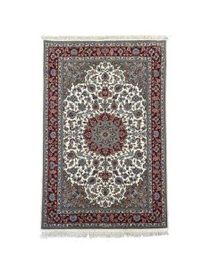 Handmade 3x5 Pure Silk Multicolor Qom Rug RC-2047 Full VIew