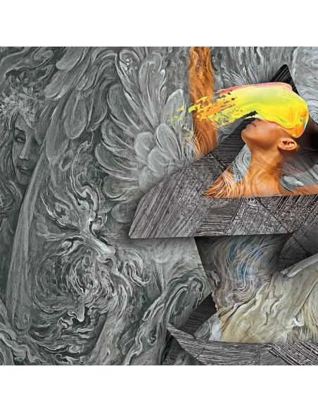 Mixed Media Calligraphy Painting