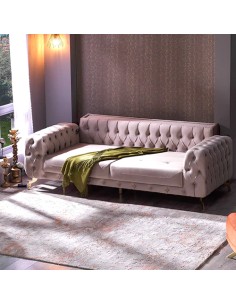 grey Chesterfield modern sofa 2