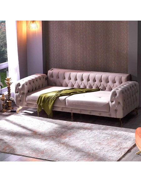 ivory Chesterfield modern sofa