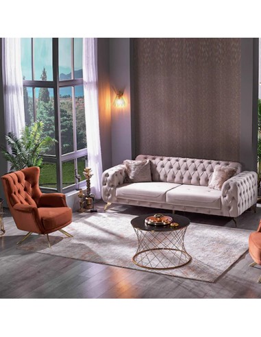 Chesterfield modern sofa set