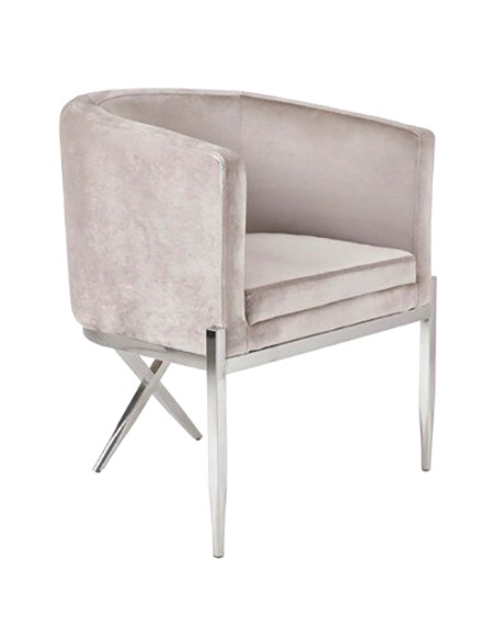 modern accent chair - grey