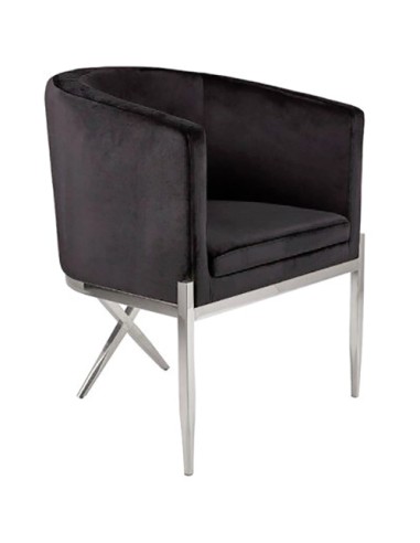 modern accent chair - black