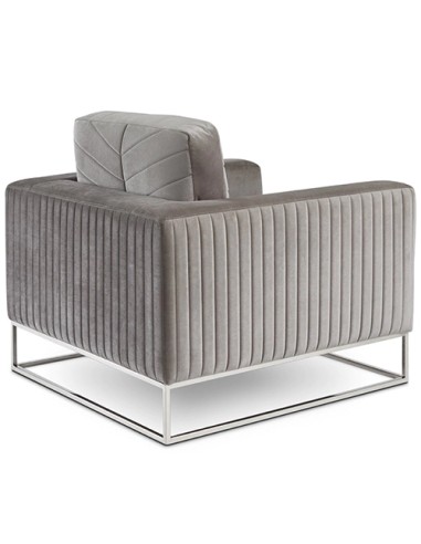 modern grey sofa chair