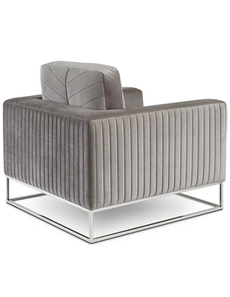 modern grey sofa chair