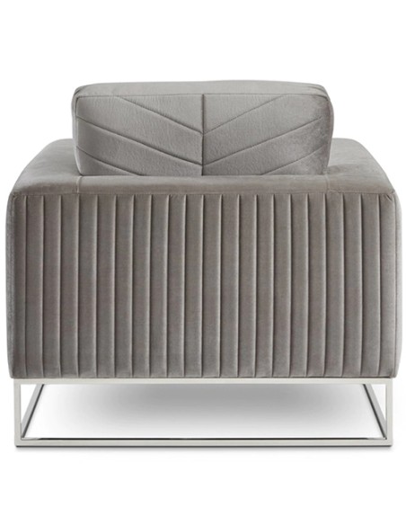 modern sofa chair in grey