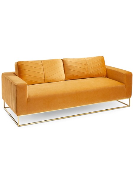 modern amber sofa couch
