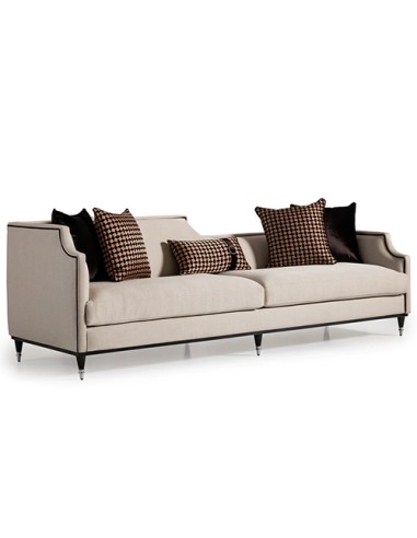 beige and black 3 seater sofa