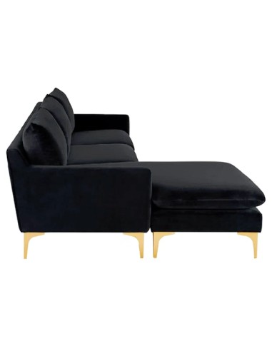 black sectional modern couch in Toronto