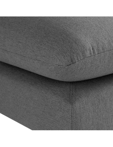grey sectional modern couch - details
