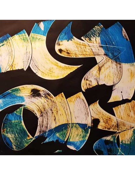 Decorative Calligraphy "There Is No God But Allah" Zoom In