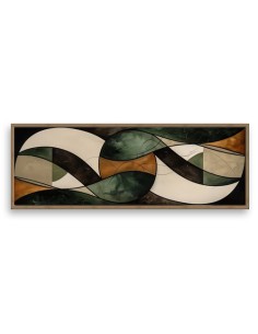 Green Abstract Art Painting AG-4748