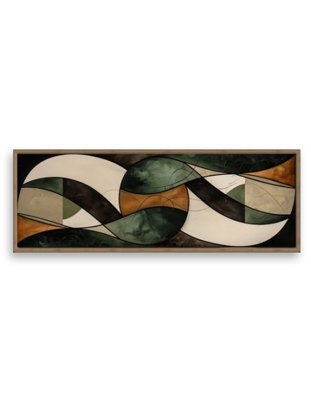 Green Abstract Art Painting AG-4748 Green Abstract Art Painting AG-4748