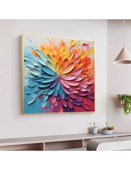 Abstract Wall Painting | Flower | Cyruscrafts in Canada