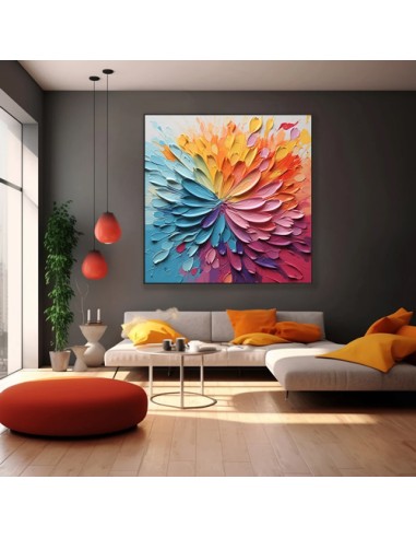 Abstract Wall Painting | Flower | Cyruscrafts in Canada
