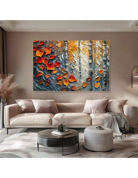 Autumn Abstract Art Painting in Design Autumn Abstract Art Painting in Design