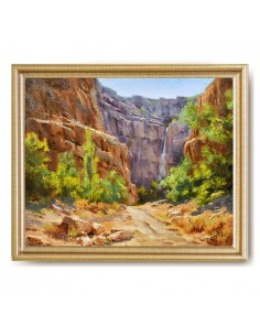 Painting Canvas "Nature of Bojnourd" Full View