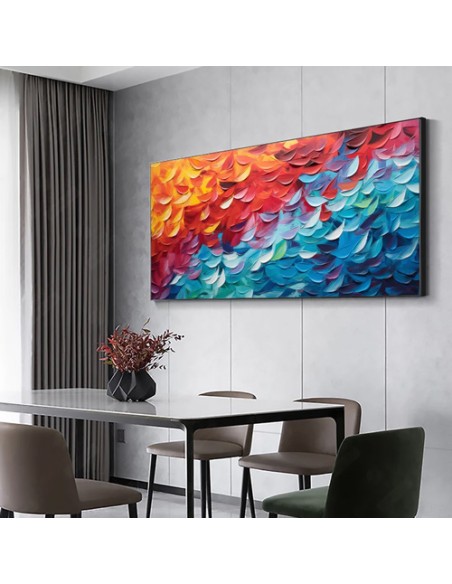 Colorful Abstract Painting in Design Colorful Abstract Painting in Design