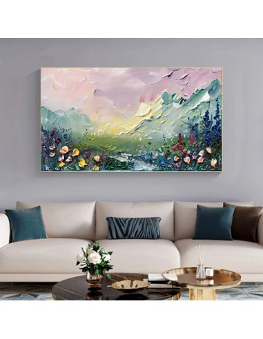 Colorful Nature Abstract Wall Art in Modern Decor