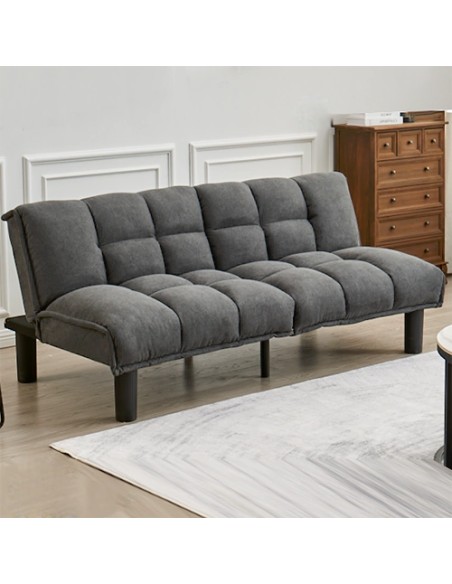 grey modern futon sofa