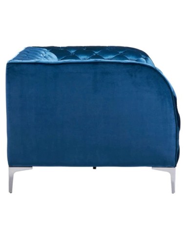 modern single sofa chair in blue for sale