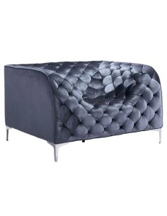 modern single sofa chair in grey