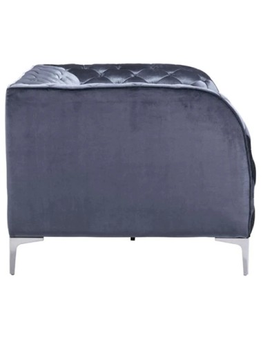 modern single sofa chair in grey for sale